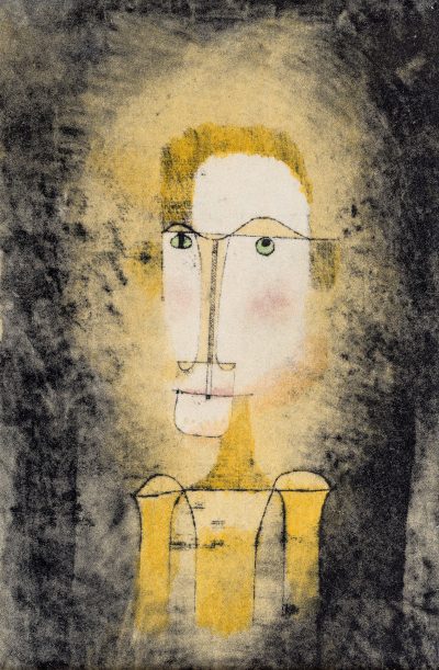 P. Klee, Bildnis eines Gelben, Farb-Pochoir, 1921©Sammlung Joachim Haas